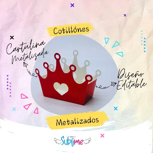 Cotillón Corona Metalizado