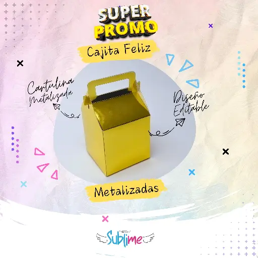Cajita Feliz Metalizada